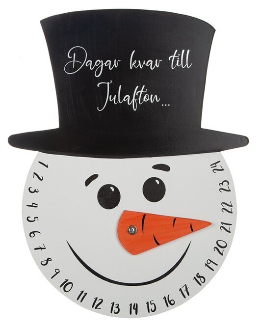 JOYIN Adventskalender Med Nedru00e4kning, 24 Dagar, Med Julgran I Tru00e4 Som Man Kan Stu00e4lla Pu00e5 Bordet Och 28 Dekorationer, Snu00f6gubbe, Jultomte, Dekorationer Fu00f6r Pojkar, Flickor Och Barn, Julklappar